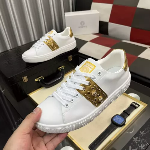 Wholesale Versace Casual Shoes For Men #1361697 $82.00 USD, Wholesale Quality Replica Versace Casual Shoes