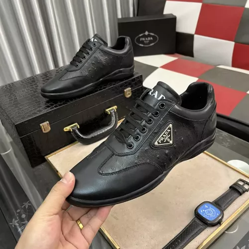 Wholesale Prada Casual Shoes For Men #1361701 $80.00 USD, Wholesale Quality Replica Prada Casual Shoes