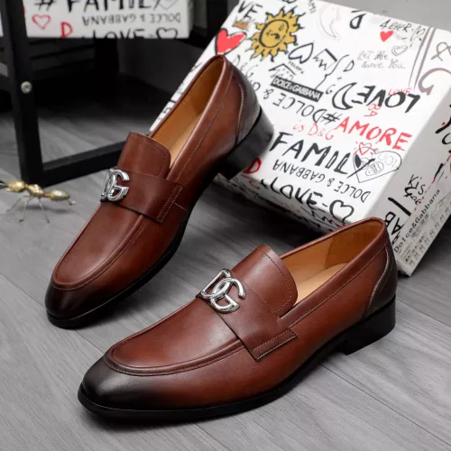 Wholesale Dolce &amp; Gabbana D&amp;G Leather Shoes For Men #1361740 $96.00 USD, Wholesale Quality Replica Dolce &amp; Gabbana D&amp;G Leather Shoes