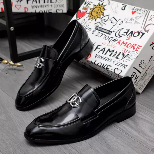 Wholesale Dolce &amp; Gabbana D&amp;G Leather Shoes For Men #1361743 $96.00 USD, Wholesale Quality Replica Dolce &amp; Gabbana D&amp;G Leather Shoes