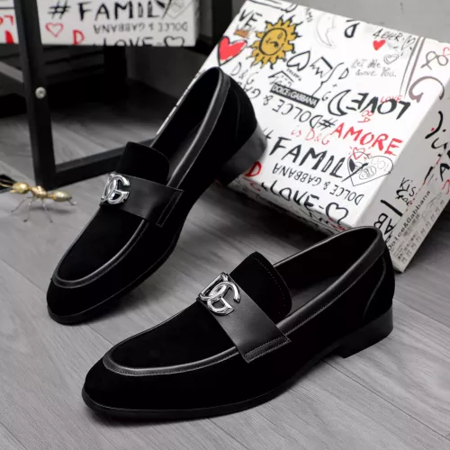 Wholesale Dolce &amp; Gabbana D&amp;G Leather Shoes For Men #1361744 $96.00 USD, Wholesale Quality Replica Dolce &amp; Gabbana D&amp;G Leather Shoes