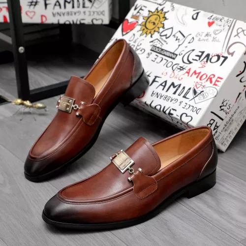 Wholesale Dolce &amp; Gabbana D&amp;G Leather Shoes For Men #1361746 $96.00 USD, Wholesale Quality Replica Dolce &amp; Gabbana D&amp;G Leather Shoes