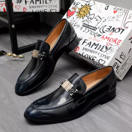 Wholesale Dolce &amp; Gabbana D&amp;G Leather Shoes For Men #1361748 $96.00 USD, Wholesale Quality Replica Dolce &amp; Gabbana D&amp;G Leather Shoes