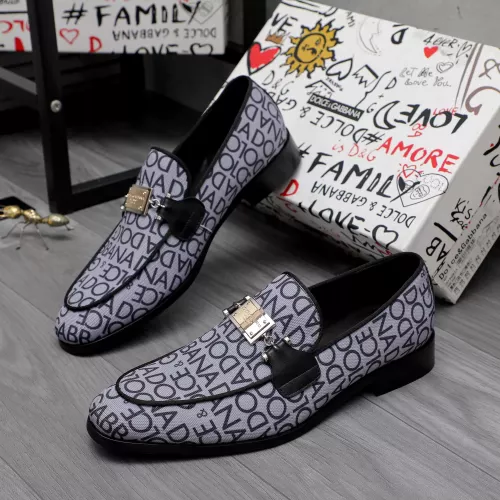 Wholesale Dolce &amp; Gabbana D&amp;G Leather Shoes For Men #1361751 $96.00 USD, Wholesale Quality Replica Dolce &amp; Gabbana D&amp;G Leather Shoes
