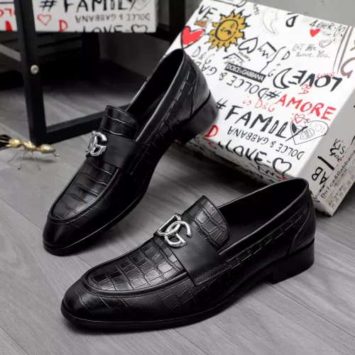 Wholesale Dolce &amp; Gabbana D&amp;G Leather Shoes For Men #1361753 $96.00 USD, Wholesale Quality Replica Dolce &amp; Gabbana D&amp;G Leather Shoes