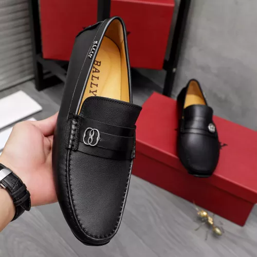 Replica Bally Leather Shoes For Men #1361757 $80.00 USD for Wholesale