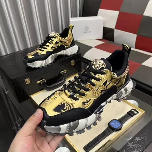 Wholesale Versace Casual Shoes For Men #1361763 $85.00 USD, Wholesale Quality Replica Versace Casual Shoes
