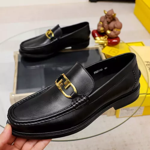 Wholesale Fendi Leather Shoes For Men #1361893 $85.00 USD, Wholesale Quality Replica Fendi Leather Shoes
