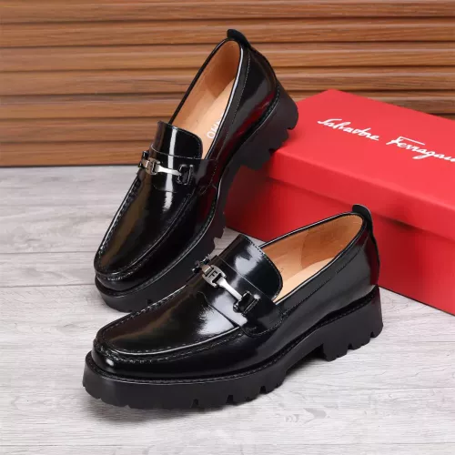 Wholesale Salvatore Ferragamo Leather Shoes For Men #1362019 $96.00 USD, Wholesale Quality Replica Salvatore Ferragamo Leather Shoes