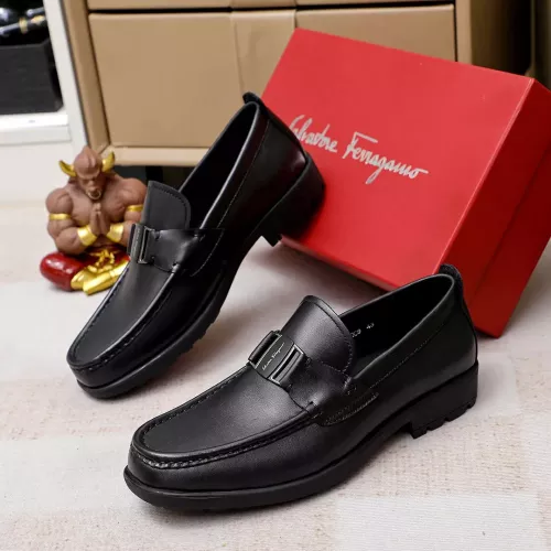 Wholesale Salvatore Ferragamo Leather Shoes For Men #1362020 $85.00 USD, Wholesale Quality Replica Salvatore Ferragamo Leather Shoes