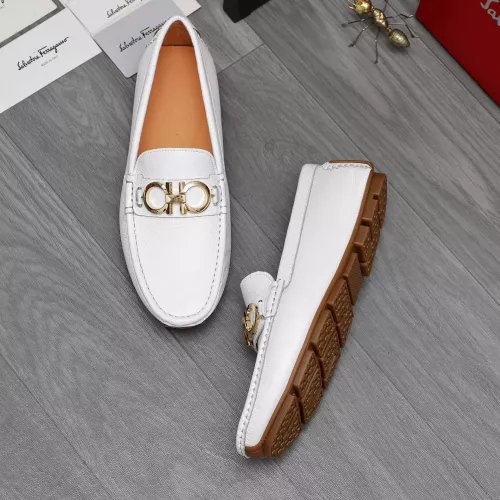 Wholesale Salvatore Ferragamo Leather Shoes For Men #1362021 $76.00 USD, Wholesale Quality Replica Salvatore Ferragamo Leather Shoes