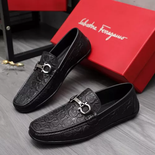 Wholesale Salvatore Ferragamo Leather Shoes For Men #1362024 $76.00 USD, Wholesale Quality Replica Salvatore Ferragamo Leather Shoes