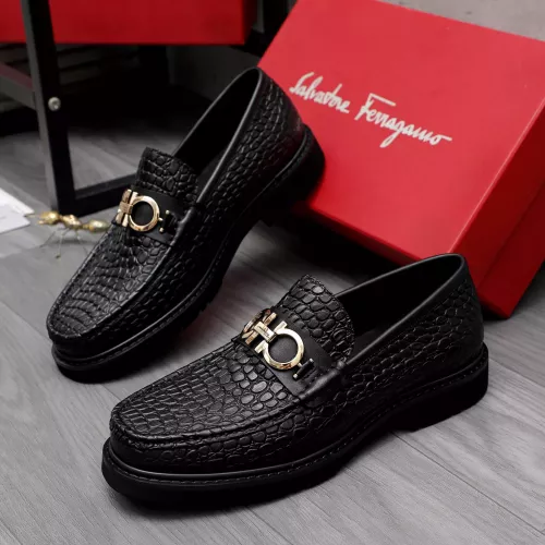Wholesale Salvatore Ferragamo Leather Shoes For Men #1362026 $96.00 USD, Wholesale Quality Replica Salvatore Ferragamo Leather Shoes