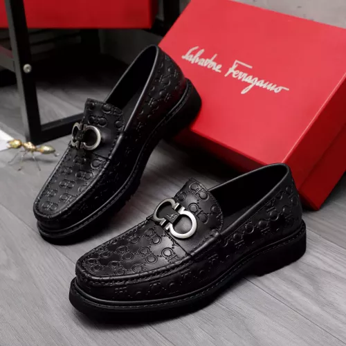Wholesale Salvatore Ferragamo Leather Shoes For Men #1362027 $96.00 USD, Wholesale Quality Replica Salvatore Ferragamo Leather Shoes