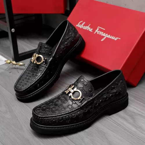 Wholesale Salvatore Ferragamo Leather Shoes For Men #1362028 $96.00 USD, Wholesale Quality Replica Salvatore Ferragamo Leather Shoes