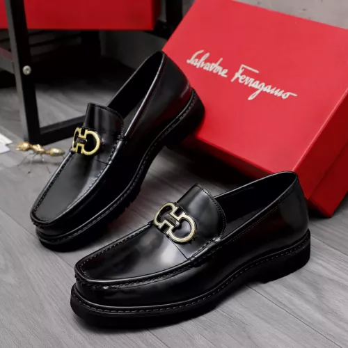 Wholesale Salvatore Ferragamo Leather Shoes For Men #1362029 $96.00 USD, Wholesale Quality Replica Salvatore Ferragamo Leather Shoes