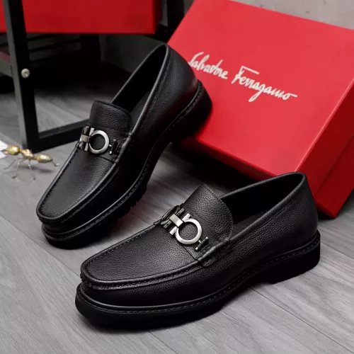 Wholesale Salvatore Ferragamo Leather Shoes For Men #1362030 $96.00 USD, Wholesale Quality Replica Salvatore Ferragamo Leather Shoes