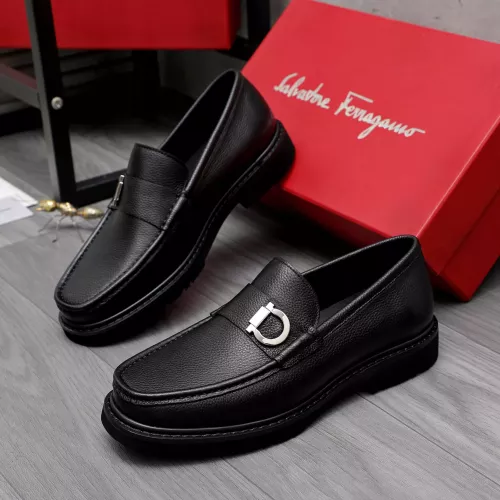 Wholesale Salvatore Ferragamo Leather Shoes For Men #1362033 $96.00 USD, Wholesale Quality Replica Salvatore Ferragamo Leather Shoes