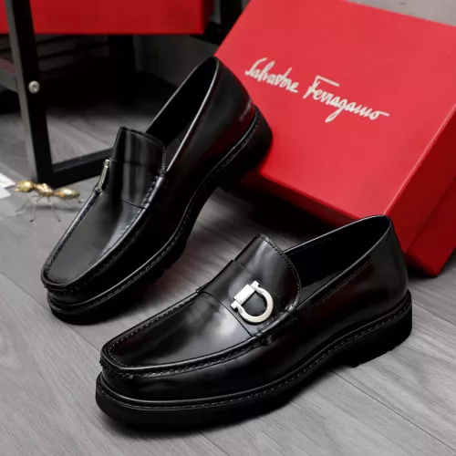 Wholesale Salvatore Ferragamo Leather Shoes For Men #1362034 $96.00 USD, Wholesale Quality Replica Salvatore Ferragamo Leather Shoes