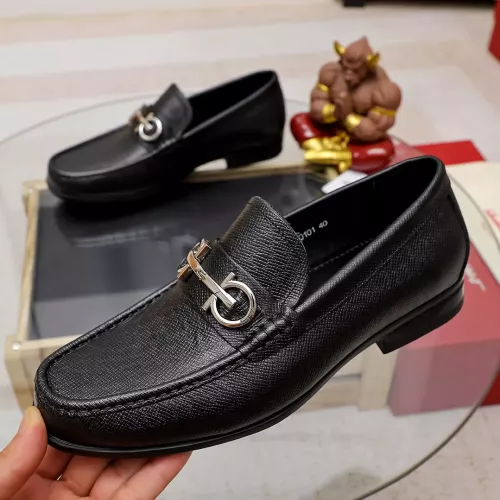Wholesale Salvatore Ferragamo Leather Shoes For Men #1362035 $88.00 USD, Wholesale Quality Replica Salvatore Ferragamo Leather Shoes