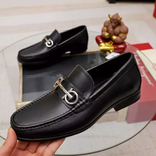 Wholesale Salvatore Ferragamo Leather Shoes For Men #1362036 $88.00 USD, Wholesale Quality Replica Salvatore Ferragamo Leather Shoes