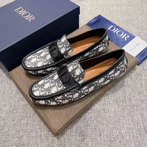 Wholesale Christian Dior Leather Shoes For Men #1362043 $80.00 USD, Wholesale Quality Replica Christian Dior Leather Shoes