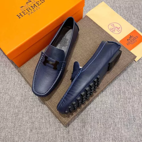 Wholesale Hermes Leather Shoes For Men #1362048 $85.00 USD, Wholesale Quality Replica Hermes Leather Shoes