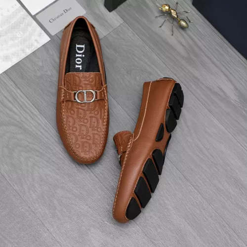 Wholesale Christian Dior Leather Shoes For Men #1362082 $80.00 USD, Wholesale Quality Replica Christian Dior Leather Shoes