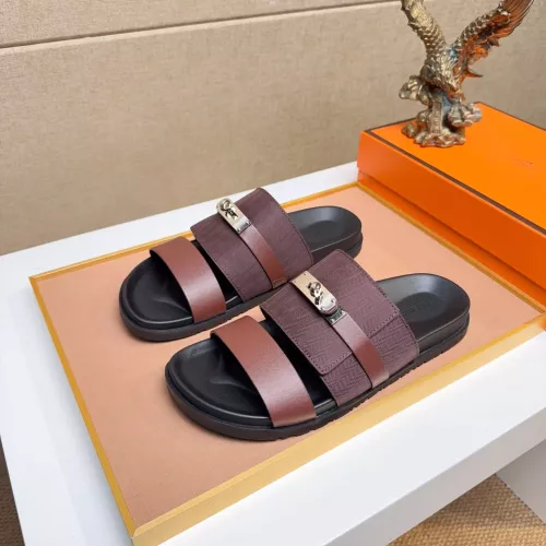 Wholesale Hermes Slippers For Men #1362092 $56.00 USD, Wholesale Quality Replica Hermes Slippers