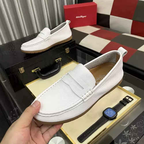 Wholesale Salvatore Ferragamo Leather Shoes For Men #1362167 $92.00 USD, Wholesale Quality Replica Salvatore Ferragamo Leather Shoes