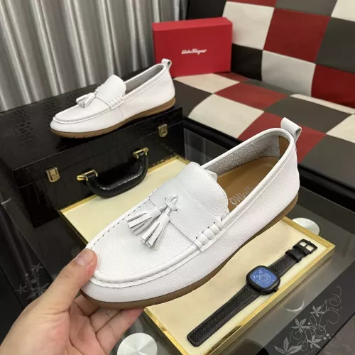 Wholesale Salvatore Ferragamo Leather Shoes For Men #1362170 $92.00 USD, Wholesale Quality Replica Salvatore Ferragamo Leather Shoes