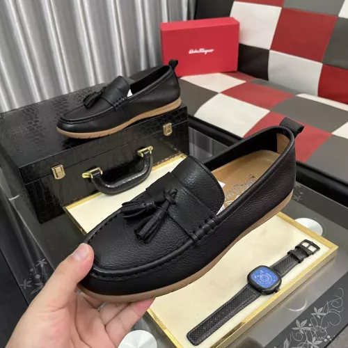 Wholesale Salvatore Ferragamo Leather Shoes For Men #1362172 $92.00 USD, Wholesale Quality Replica Salvatore Ferragamo Leather Shoes