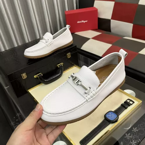 Wholesale Salvatore Ferragamo Leather Shoes For Men #1362173 $92.00 USD, Wholesale Quality Replica Salvatore Ferragamo Leather Shoes