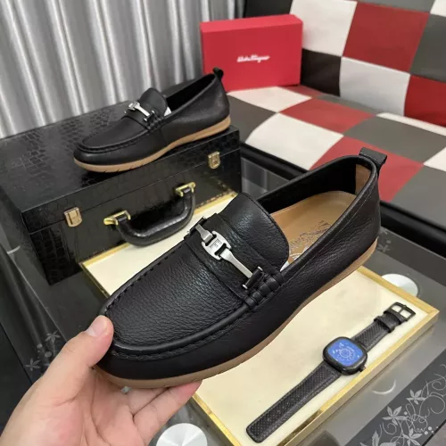 Wholesale Salvatore Ferragamo Leather Shoes For Men #1362175 $92.00 USD, Wholesale Quality Replica Salvatore Ferragamo Leather Shoes