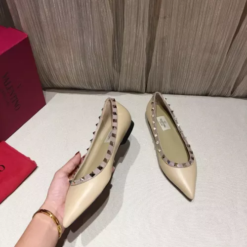 Wholesale Valentino Flat Shoes For Women #1362290 $92.00 USD, Wholesale Quality Replica Valentino Flat Shoes