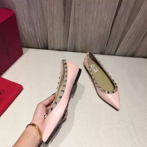 Wholesale Valentino Flat Shoes For Women #1362291 $92.00 USD, Wholesale Quality Replica Valentino Flat Shoes