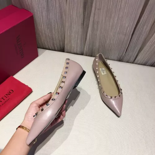 Wholesale Valentino Flat Shoes For Women #1362292 $92.00 USD, Wholesale Quality Replica Valentino Flat Shoes
