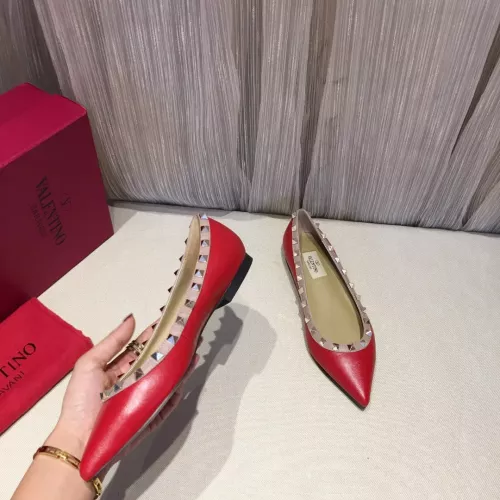 Wholesale Valentino Flat Shoes For Women #1362295 $92.00 USD, Wholesale Quality Replica Valentino Flat Shoes