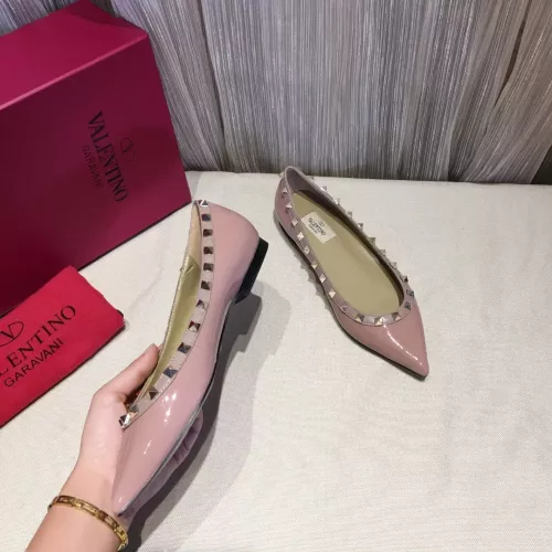Wholesale Valentino Flat Shoes For Women #1362308 $92.00 USD, Wholesale Quality Replica Valentino Flat Shoes