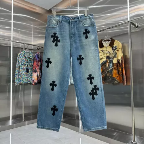 Wholesale Chrome Hearts Jeans For Unisex #1362727 $48.00 USD, Wholesale Quality Replica Chrome Hearts Jeans