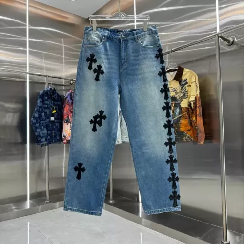 Wholesale Chrome Hearts Jeans For Unisex #1362734 $56.00 USD, Wholesale Quality Replica Chrome Hearts Jeans