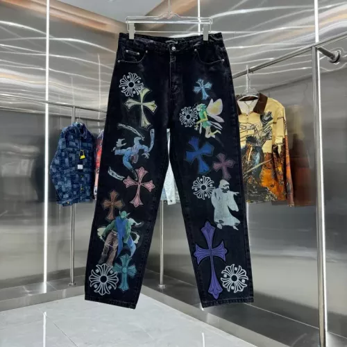 Wholesale Chrome Hearts Jeans For Unisex #1362737 $60.00 USD, Wholesale Quality Replica Chrome Hearts Jeans