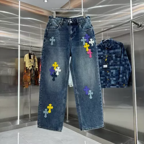 Wholesale Chrome Hearts Jeans For Unisex #1362738 $68.00 USD, Wholesale Quality Replica Chrome Hearts Jeans