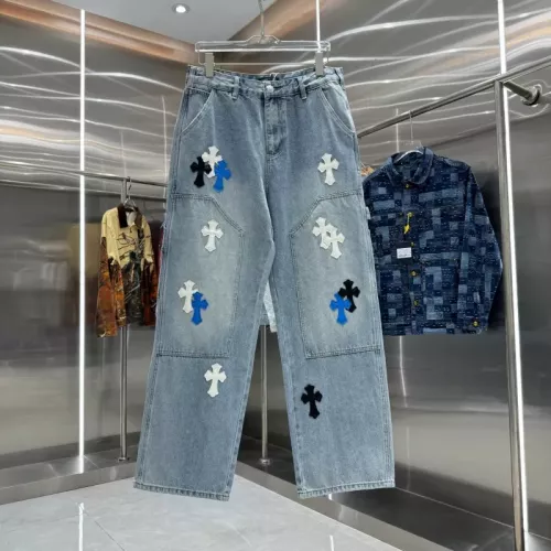 Wholesale Chrome Hearts Jeans For Unisex #1362741 $68.00 USD, Wholesale Quality Replica Chrome Hearts Jeans