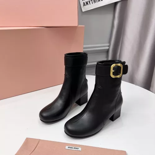 Wholesale MIU MIU Boots For Women #1362888 $100.00 USD, Wholesale Quality Replica MIU MIU Boots