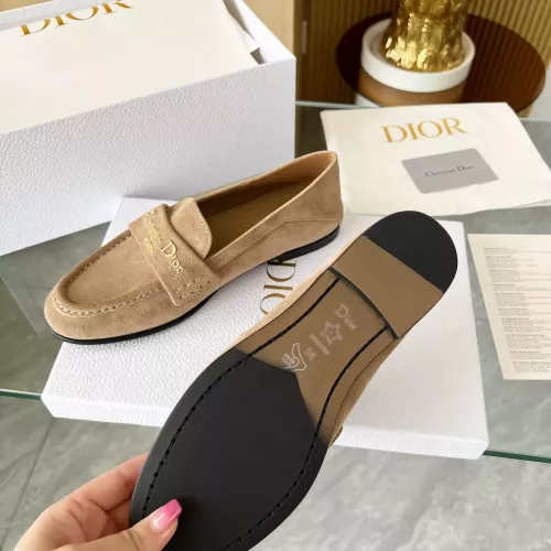 Replica Christian Dior Leather Shoes For Women #1362907 $102.00 USD for Wholesale