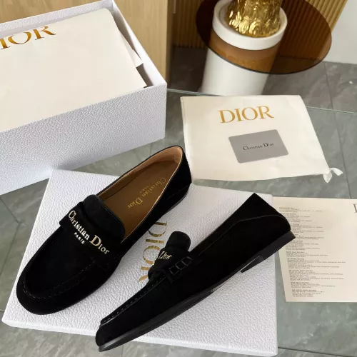 Wholesale Christian Dior Leather Shoes For Women #1362908 $102.00 USD, Wholesale Quality Replica Christian Dior Leather Shoes