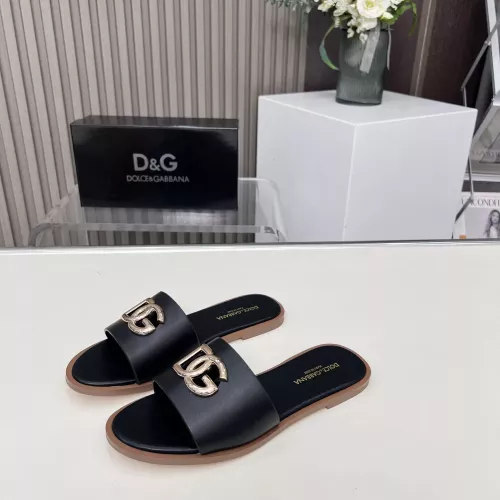 Wholesale Dolce &amp; Gabbana D&amp;G Slippers For Women #1362914 $85.00 USD, Wholesale Quality Replica Dolce &amp; Gabbana D&amp;G Slippers