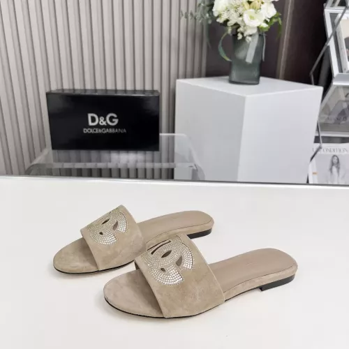 Wholesale Dolce &amp; Gabbana D&amp;G Slippers For Women #1362916 $88.00 USD, Wholesale Quality Replica Dolce &amp; Gabbana D&amp;G Slippers