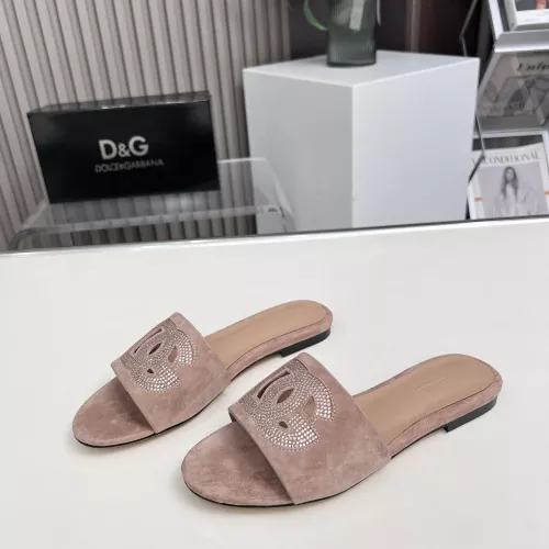 Wholesale Dolce &amp; Gabbana D&amp;G Slippers For Women #1362917 $88.00 USD, Wholesale Quality Replica Dolce &amp; Gabbana D&amp;G Slippers